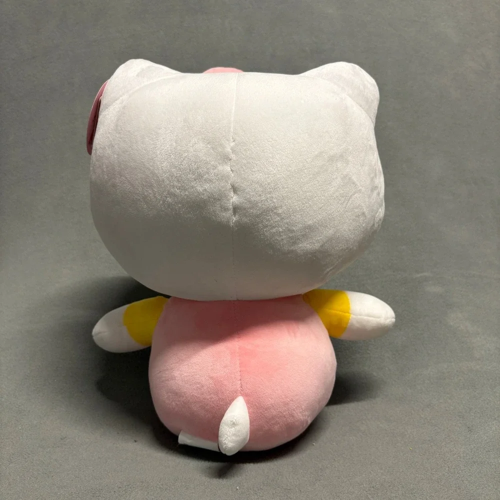 Sanrio Hello Kitty Plush Toy Kids Small Pink Yellow New With Tags Aoger Licensed